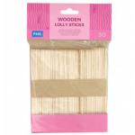 Patyczki drewniane do lizak�w 50 sztuk (d�ugo��: 11 cm) - PME