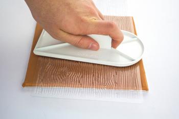 Mata strukturalna do masy cukrowej, struktura drewna (15 x 30,5 cm) - PME 