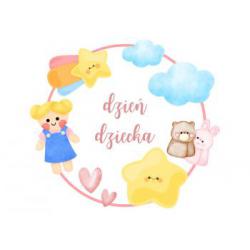 Op�atek jadalny na tort Dzie� Dziecka 1 A4 - AleDobre