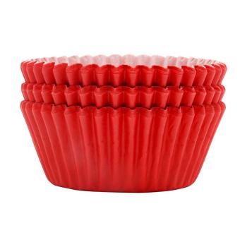Papilotki do pieczenia babeczek (60 sztuk), czerwone - PME 