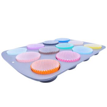 Papilotki do pieczenia babeczek (60 sztuk), r�owe - PME 