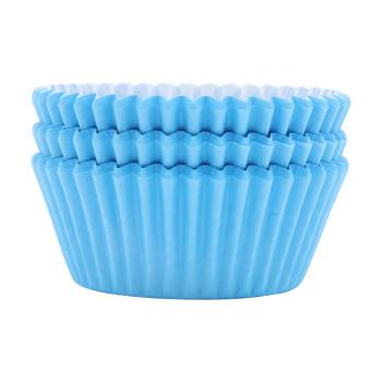 Papilotki do pieczenia babeczek (60 sztuk), b��kitne - PME 