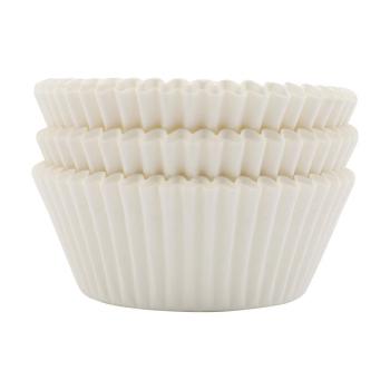 Papilotki do pieczenia babeczek (300 sztuk), bia�e - PME 