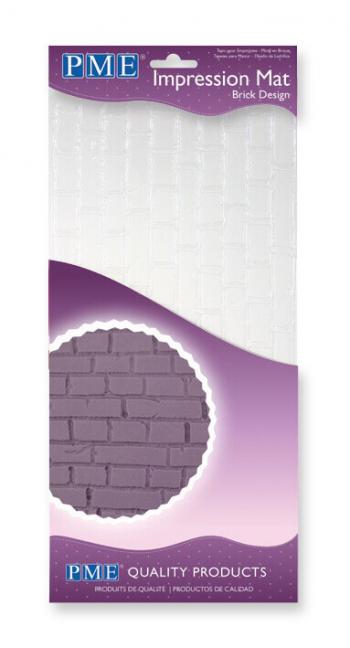 Mata strukturalna do masy cukrowej, mur (15 x 30,5 cm) - PME 
