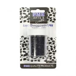 Brokat jadalny w p�atkach, czarny (7 g) - PME 