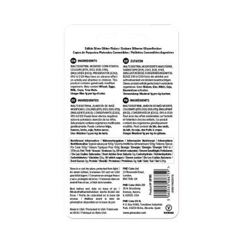 Brokat jadalny w p�atkach, srebrny (7,1 g) - PME 