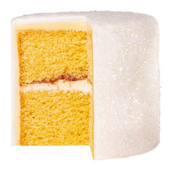 Brokat jadalny opalizuj�cy (3 g) bia�y - Magic Sparkles - PME 