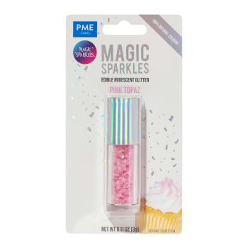 Brokat jadalny opalizuj�cy (3 g) jasnor�owy - Magic Sparkles - PME 