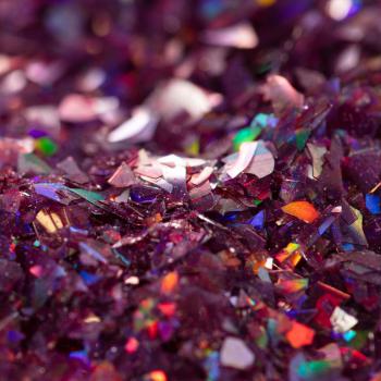 Brokat jadalny opalizuj�cy (3 g) fioletowy - Magic Sparkles - PME 