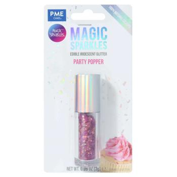 Brokat jadalny opalizuj�cy (3 g) Party Popper - Magic Sparkles - PME 