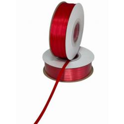 Wst��ka ozdobna satynowa czerwona (szeroko��: 5 mm, d�u...