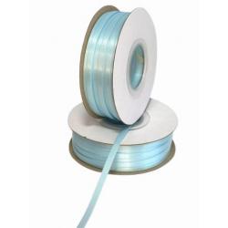 Wst��ka ozdobna satynowa b��kitna (szeroko��: 5 mm, d�u...