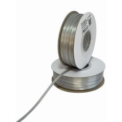 Wst��ka ozdobna satynowa srebrna (szeroko��: 5 mm, d�ug...