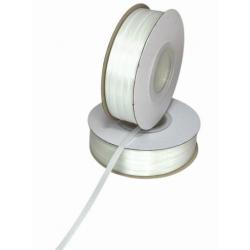Wst��ka ozdobna satynowa bia�a (szeroko��: 5 mm, d�ugo�...