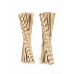 Patyczki do waty cukrowej drewniane 36 cm (100 sztuk)  ...