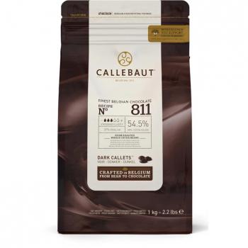 Czekolada ciemna w postaci pastylek (54,5% kakao), 1kg - Callebaut 