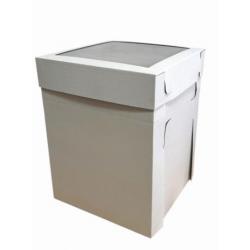 Pude�ko do transportu ciast i tort�w z okienkiem regulo...