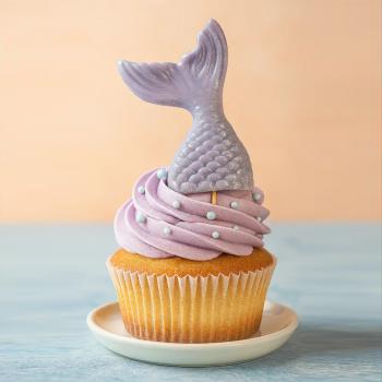 Figurka cukrowa ogon syreny, fioletowy - Magmart