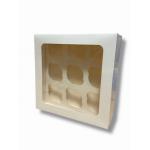 Pude�ko na muffinki (na 9 sztuk) bia�e - Podk�ady Cukiernicze Jul...