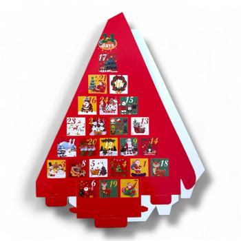 Pude�ko w kszta�cie choinki na kalendarz adwentowy - Podk�ady Cukiernicze Julita