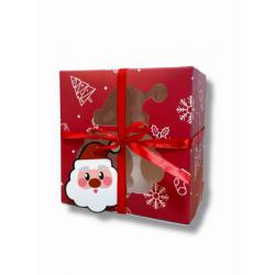 Pude�ko na ciasto (16 x 16 x 9 cm) z Miko�ajem - Podk�a...