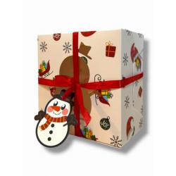 Pude�ko na ciasto (16 x 16 x 9 cm) z ba�wankiem - Podk�...