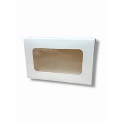 Pude�ko na czekoladki (21,5 x 13,5 x 5 cm) bia�e - Podk...