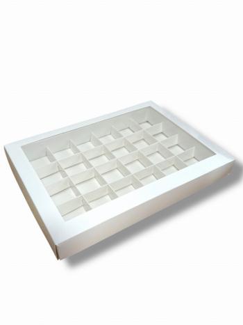 Pude�ko na 24 czekoladki (10 szt zgrzewka) - Podk�ady Cukiernicze Julita