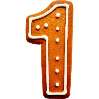 Foremka do wykrawania ciastek, cyfra 1 - Wilton