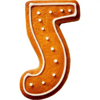 Foremka do wykrawania ciastek, cyfra 5 - Wilton