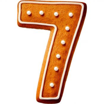 Foremka do wykrawania ciastek, cyfra 7 - Wilton