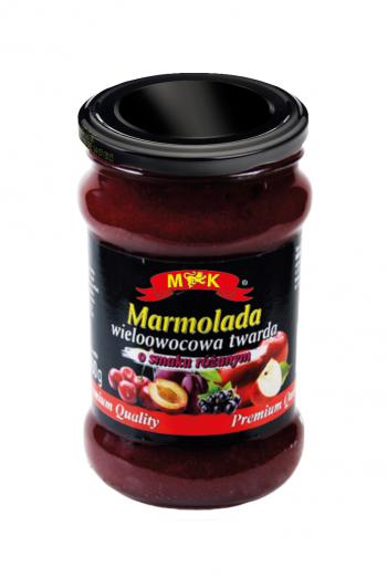 Marmolada wieloowocowa twarda o smaku r�anym (waga: 380 g) - MK
