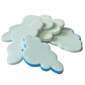 Figurki cukrowe chmurki niebieskie 5 szt. - Magmart