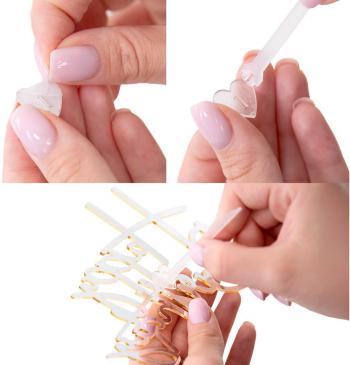 Topper Happy Birthday akrylowy, z�oty z pikerem - PartyPal