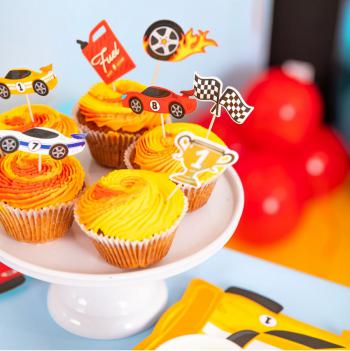 Toppery pikery wy�cig�wki (zestaw 7 szt.) - PartyPal