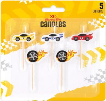 �wieczki wy�cig�wki 5 szt. - PartyPal