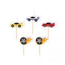 �wieczki wy�cig�wki 5 szt. - PartyPal
