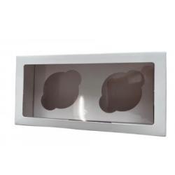 Pude�ko na muffinki (na 2 sztuki) bia�e - Podk�ady Cuki...