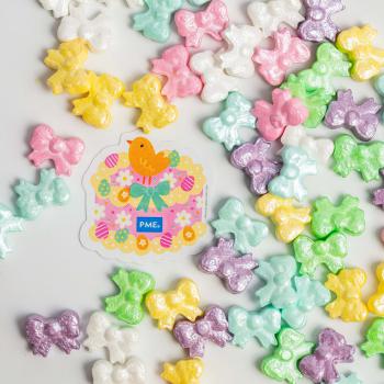 Cukrowe dekoracje Pastelowe kokardki (waga: 25 g) - PME