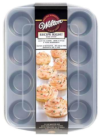 Metalowa forma z pokryw� do muffin�w (12 gniazd) - Wilton