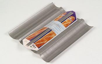 Forma na cztery bagietki  a�urowa - Silver Top - Patisse