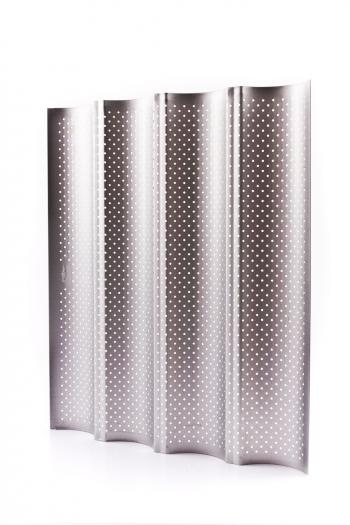 Forma na cztery bagietki  a�urowa - Silver Top - Patisse