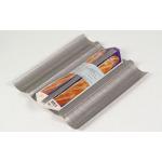 Forma na cztery bagietki  a�urowa - Silver Top - Patisse