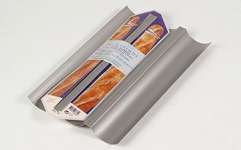 Forma na trzy bagietki, a�urowa - Silver Top - Patisse