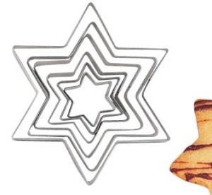 Wykrawacz do ciasteczek (gwiazdy 6 szt.) - Tescoma