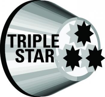 Tylka dekoracyjna w kszta�cie potr�jnej gwiazdy nr 2010 - Wilton