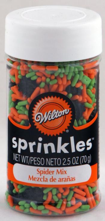 Kolorowa posypka w kszta�cie paj�czk�w (70 g) - 710-0030 - Wilton