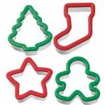 Zestaw foremek �wi�tecznych Grippy (4 sztuki) - Wilton