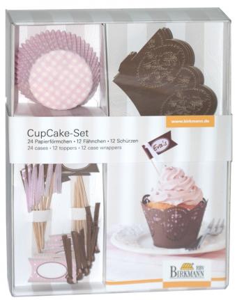 Zestaw do dekoracji minimuffinw Cupcake Rose (72 elementy w zestawie) - Birkmann