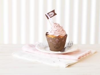 Zestaw do dekoracji minimuffinw Cupcake Rose (72 elementy w zestawie) - Birkmann